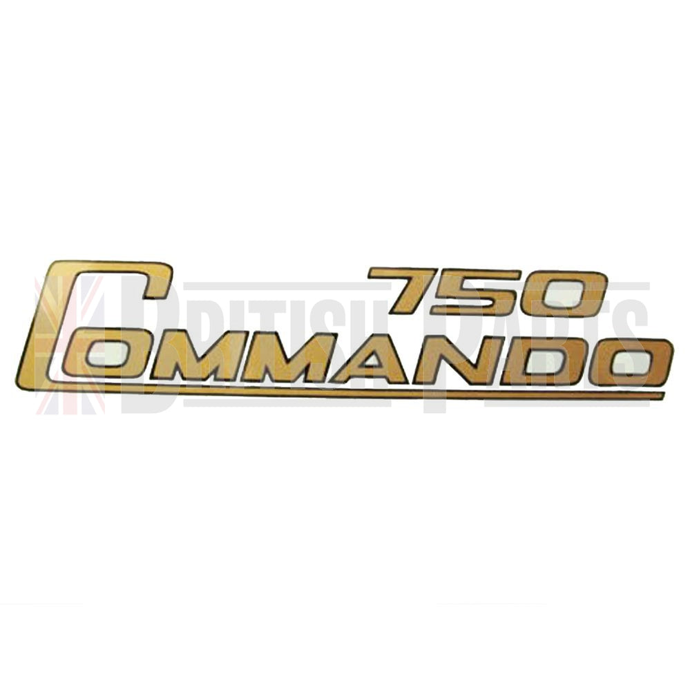 Norton Commando 750 Aufkleber Gold