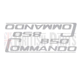 Norton Commando 850 Silber (Paar) Aufkleber