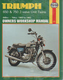 Triumph 650 & 750 2-valve Unit Twins Workshop Manual