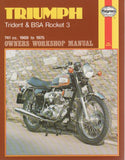 Triumph Trident & BSA Rocket 3 Workshop Manual