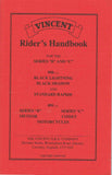 Vincent Rider's Handbook