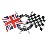 Norton Atlas Crossed Flags Aufkleber