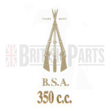BSA 350cc stacked rifles Aufkleber