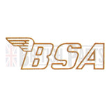 BSA Logo Gold Outline Aufkleber