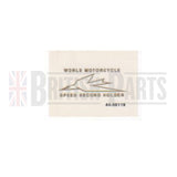 Triumph Thunderbird Aufkleber (Gold)