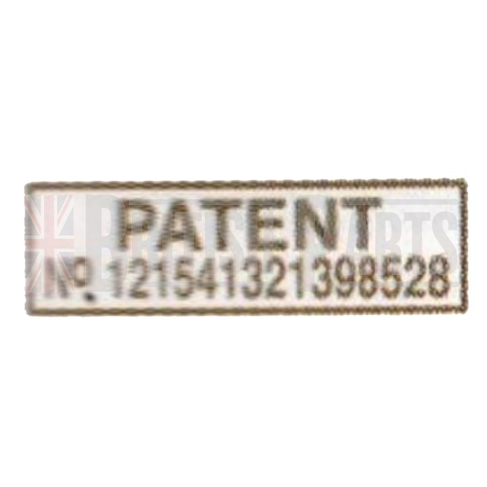 Matchless Rahmen Patent Nummer Aufkleber
