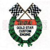 BSA Gold Star Custom Engine Aufkleber