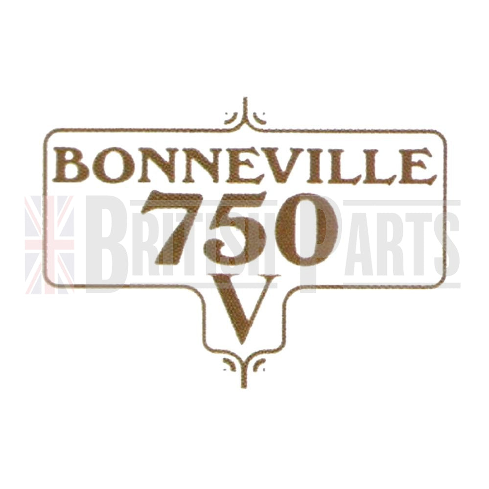 Triumph Bonneville 750 V Aufkleber