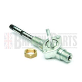 Benzinhahn mit Rohr 1/4" x 1/4" Gas T140/Commando