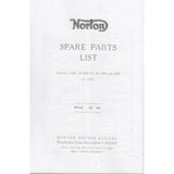 Norton Ersatzteilbuch für alle Einzylinder 1950-54