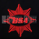 BSA Goldstar T-Shirt, Rot auf Schwarz