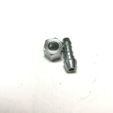 Überwurfmutter 7/16 mit Rackrohr 1/4 Schlauch