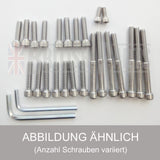 Inbusschrauben-Satz BSA C15/B40 1964-68 Chromstahl
