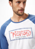 Norton Dirt Track Longsleeve Shirt weiss/blau