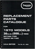 Triumph Ersatzteilbuch 500cc 1970