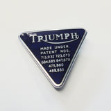 Triumph Dreieck Pin in Blau