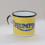 Triumph Emaille Tasse (gelb)