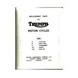 Triumph Ersatzteilbuch 1951