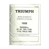 Triumph Ersatzteilbuch 1958