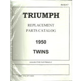 Triumph Twins Ersatzteilbuch 1950