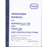 Triumph Workshop Manual 750 (bis und mit 1978)