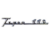 Hinterradverkleidungs-Zeichen Triumph Tiger 110