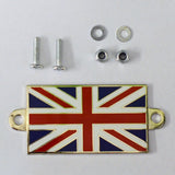 Union Jack Seitendeckel Zeichen (emailliert)